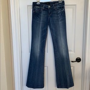 Rerock for express flare leg jeans